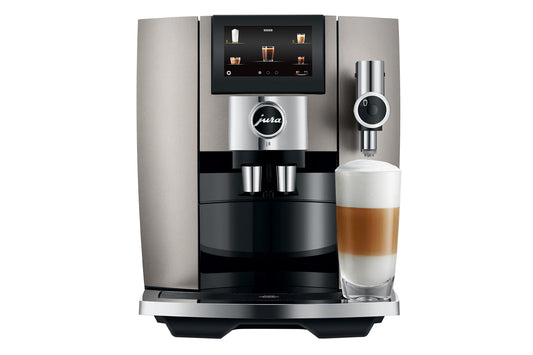 Jura J8 Midnight Silver super-automatic espresso machine