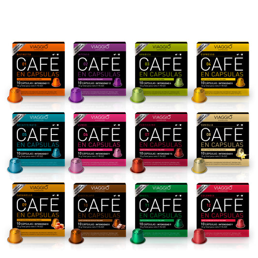 Gran Colección | 120 Cápsulas de Café compatibles con Nespresso®