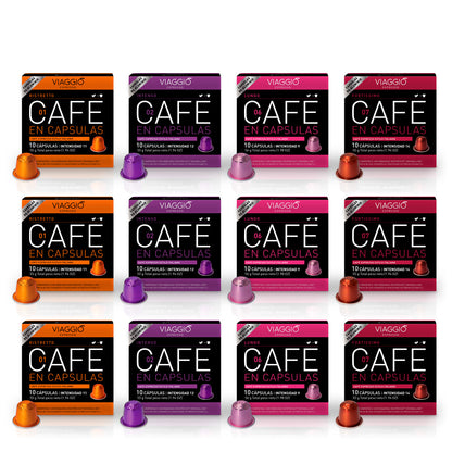 Mix Intensos | 120 Cápsulas de Café compatibles con Nespresso®