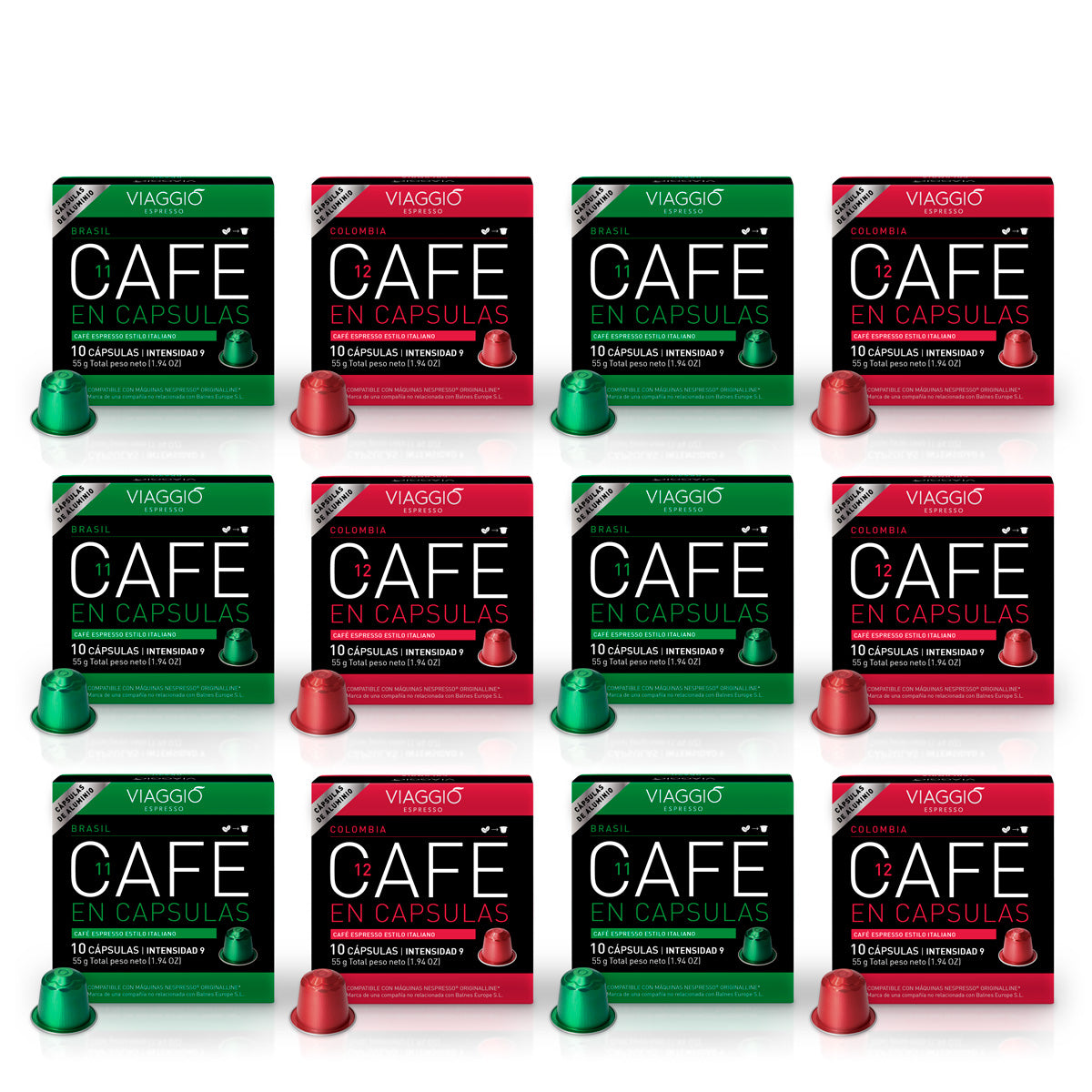 Selección Orígenes | 120 Cápsulas de Café compatibles con Nespresso® SUB
