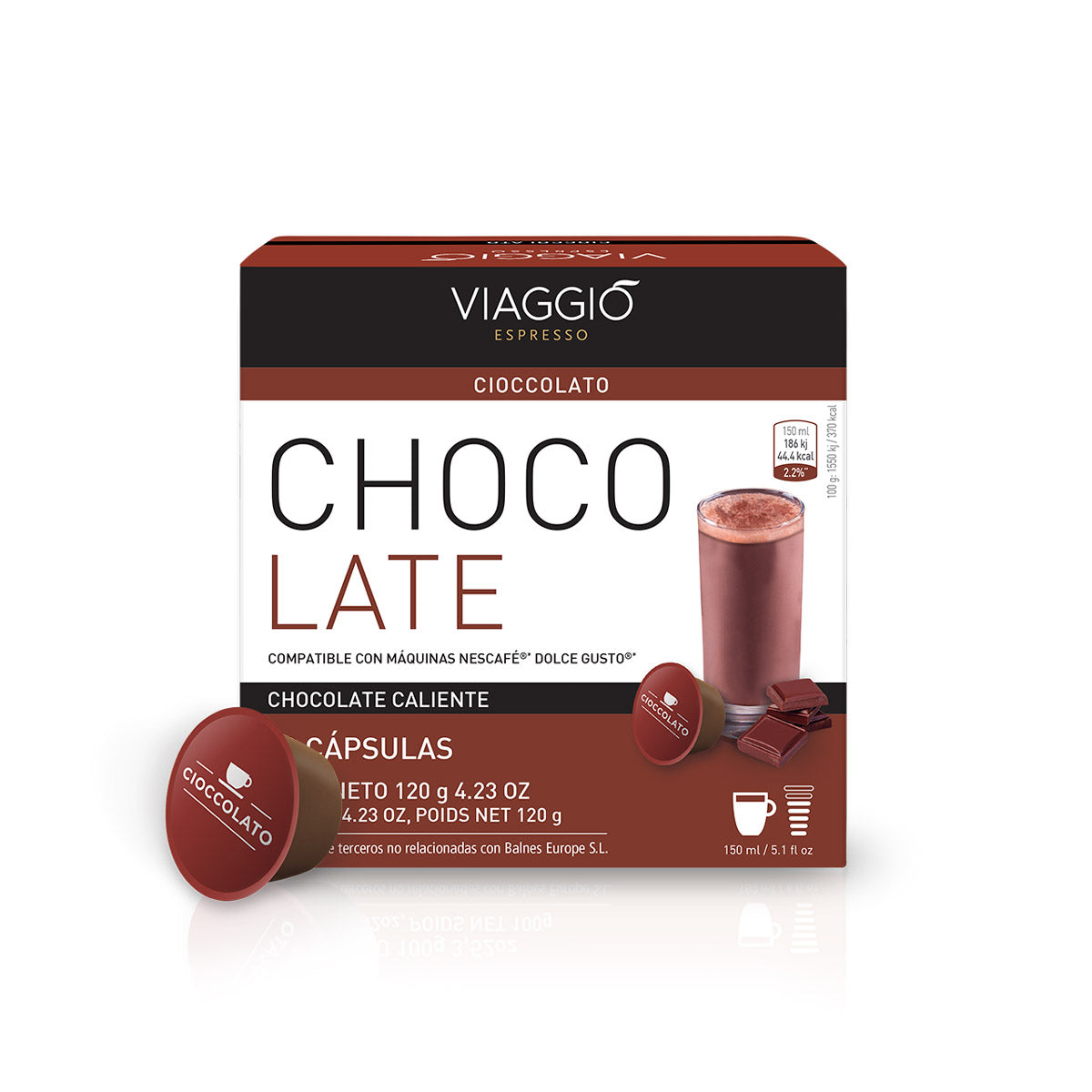 cioccolato | 10 coffee capsules compatible with Dolce Gusto®*