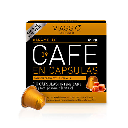 Caramello | 10 Cápsulas de Café compatibles con Nespresso®