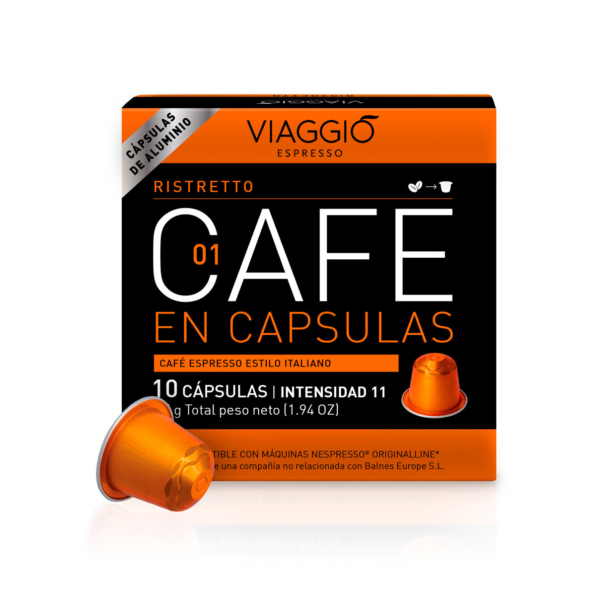 Ristretto | 10 Cápsulas de Café compatibles con Nespresso®