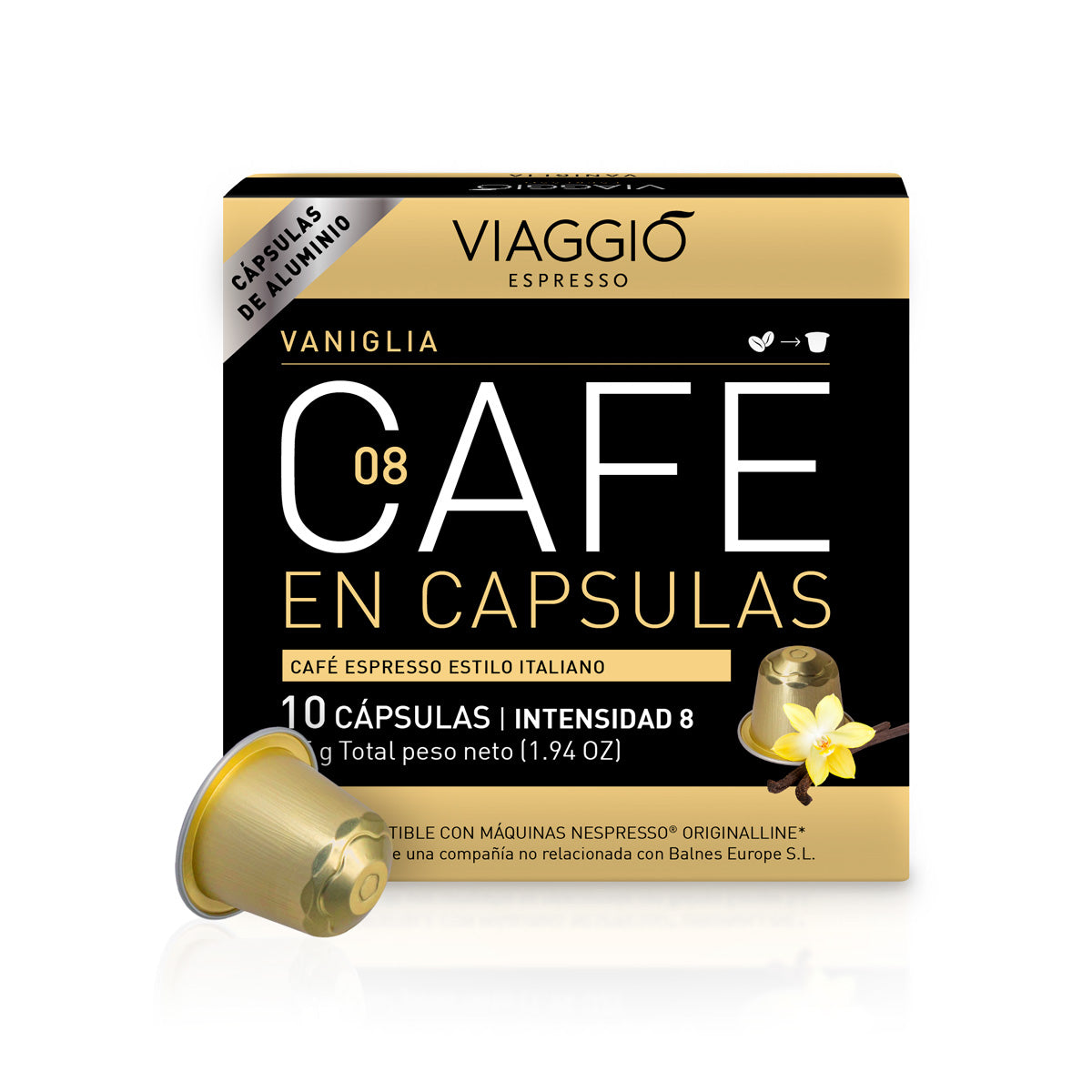 Vaniglia | 10 Cápsulas de Café compatibles con Nespresso®
