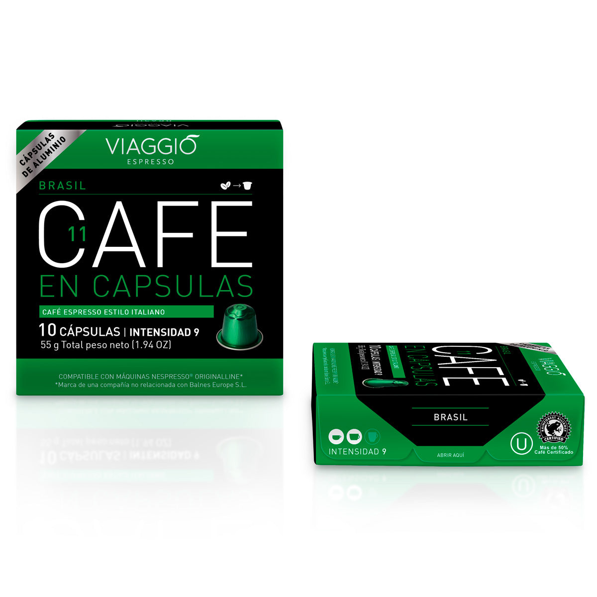 Brasil | 10 Cápsulas de Café compatibles con Nespresso®
