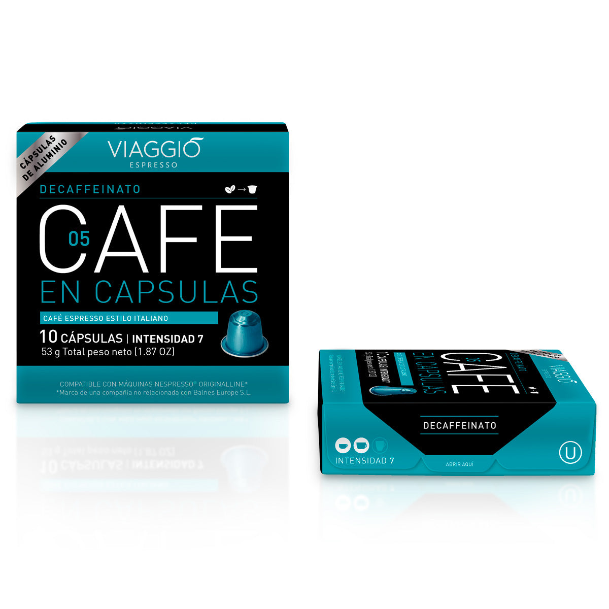 Decaffeinato | 10 Cápsulas de Café compatibles con Nespresso®