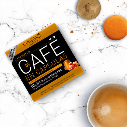 Selección Caramello | 120 Cápsulas de Café compatibles con Nespresso®