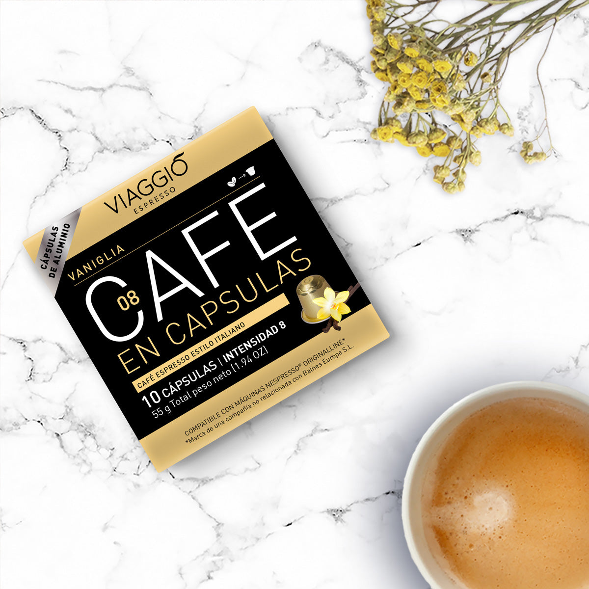 Vaniglia | 10 Cápsulas de Café compatibles con Nespresso®