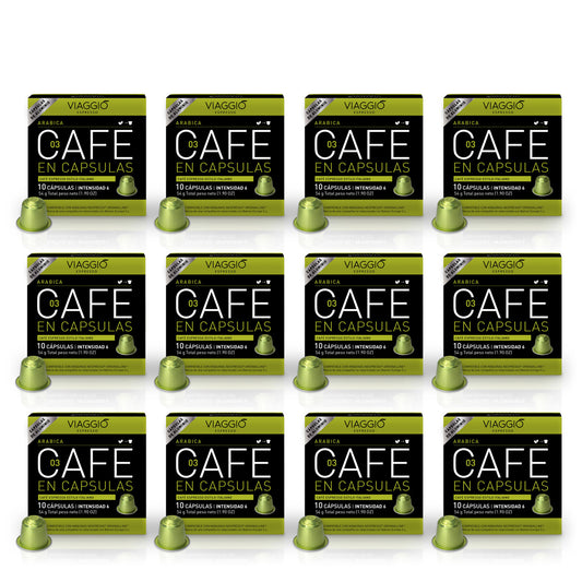 Selección Arábica | 120 Cápsulas de Café compatibles con Nespresso®