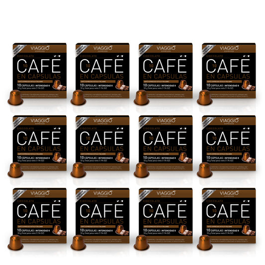 Selección Cioccolato | 120 Cápsulas de Café compatibles con Nespresso®