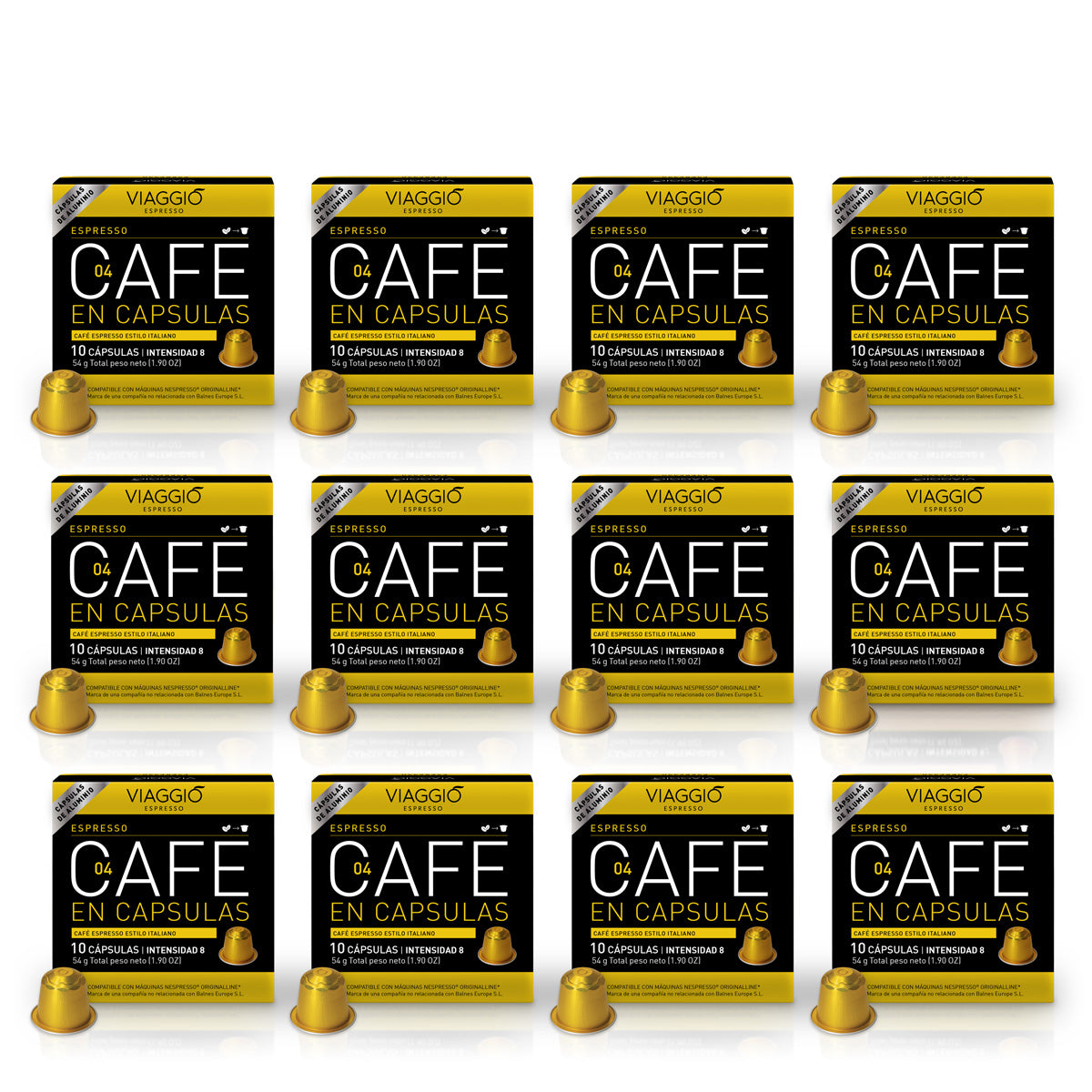 Selección Espresso | 120 Cápsulas de Café compatibles con Nespresso® SUB