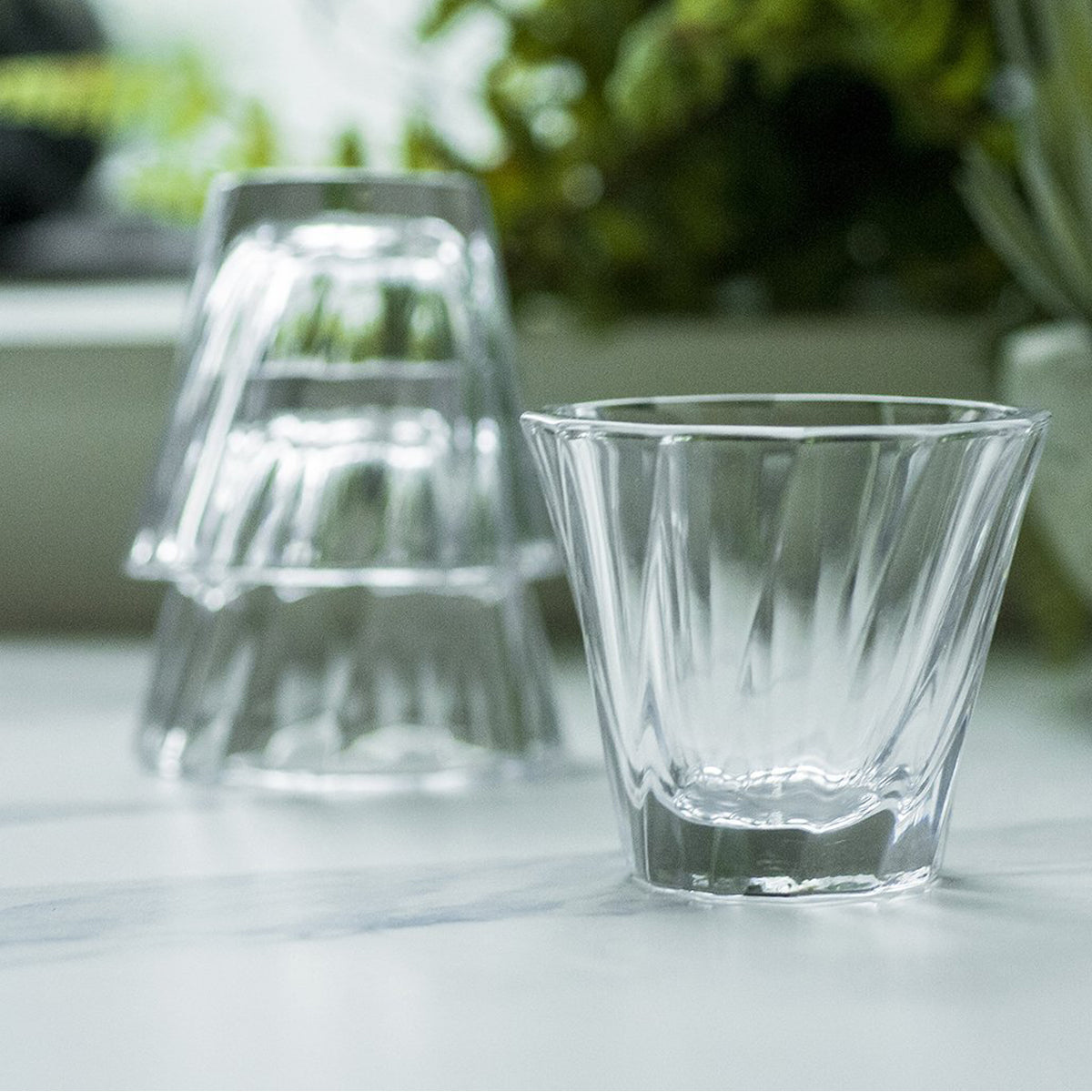 Vaso Loveramics Twisted Cortado 120ml glass vidrio (clear - transparente)