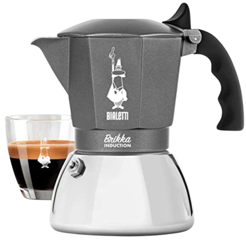 Bialleti Moka Brikka Induction coffee maker 4 cups