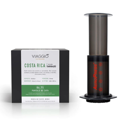 Aeropress + Costa Rica Tarrazú 250 gr. Specialty Coffee