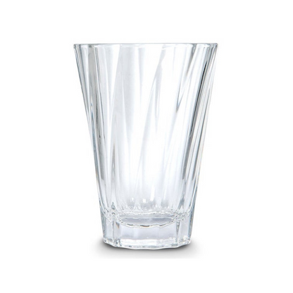 Vaso Loveramics Twisted Latte 360 ml glass vidrio (clear - transparente)