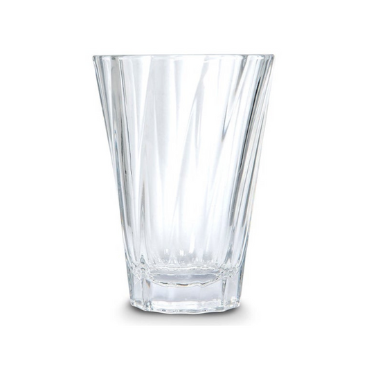 Loveramics Twisted Latte glass 360 ml glass (clear - transparent)