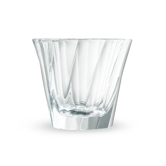 Loveramics Twisted Cut glass 120ml glass (clear - transparent)