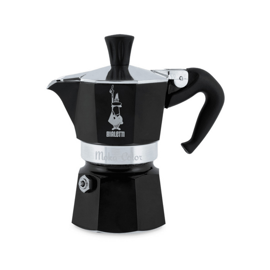 Bialetti Moka Express black coffee maker 3 cups (mini size)