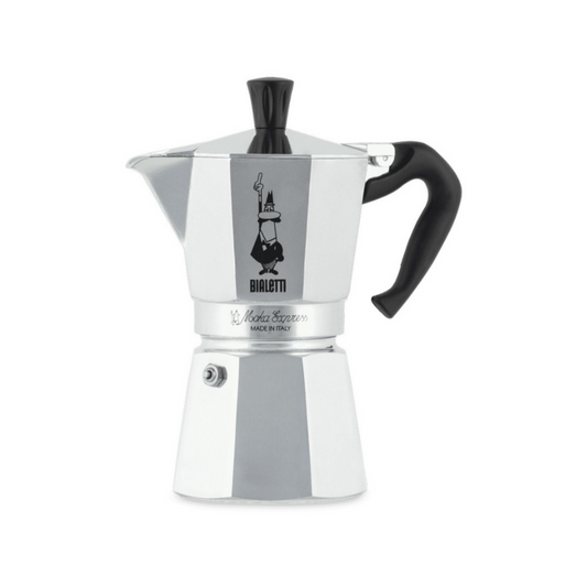 Bialetti Moka Express Coffee Maker 6 Cups (Standard Size)
