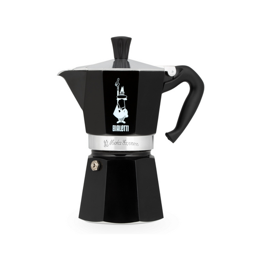 Bialetti Moka Express black coffee maker 6 cups (standard size)