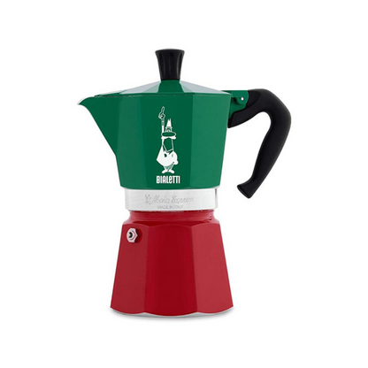 Bialetti Moka Express Italia Coffee Maker 6 Cups (Standard Size)