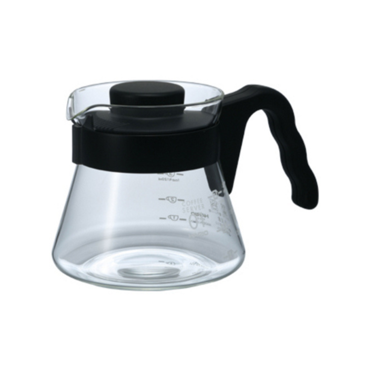 Coffee jug Hario V60-01 black 450ml