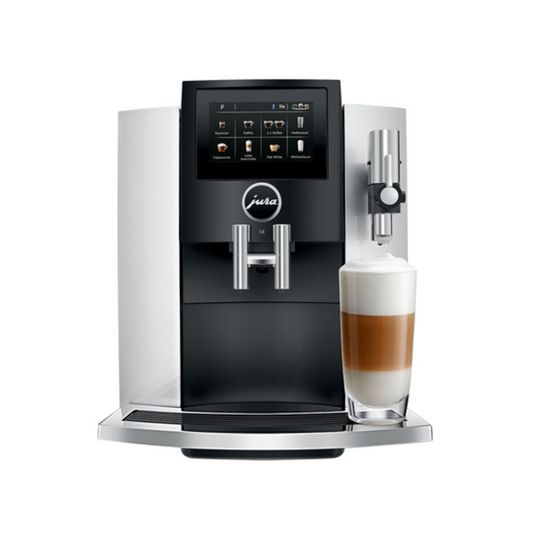 Jura S8 Moonlight Silver super-automatic espresso machine