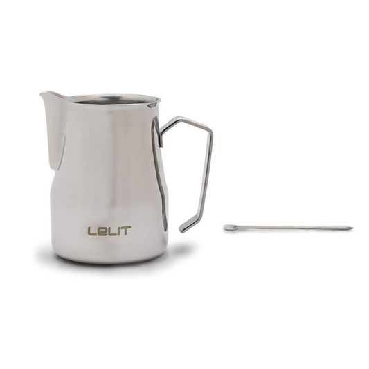Milk jug - Lelit stainless steel. with pen for latte art. 75cl 