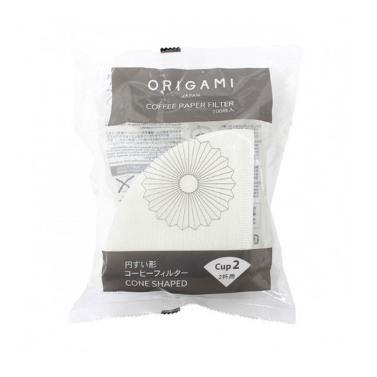Origami filters 2 cups x 100 - white
