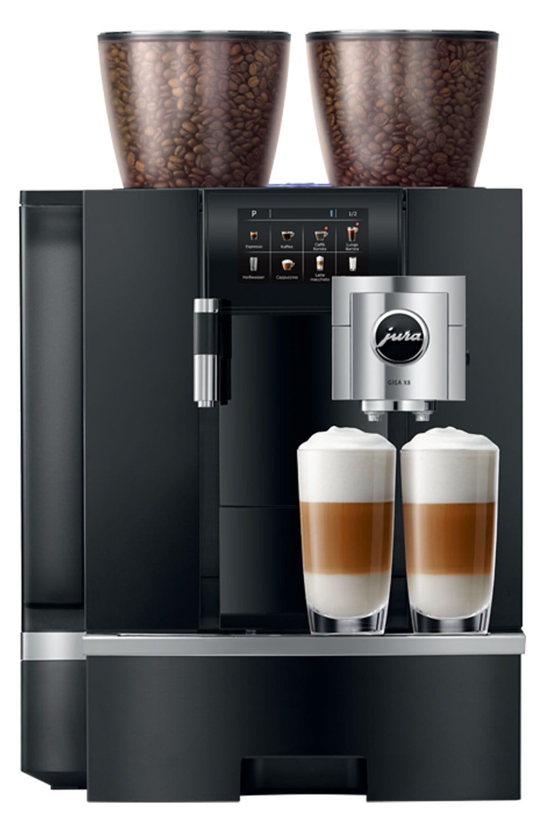 Jura GIGA X8 Aluminum Black professional super-automatic espresso machine
