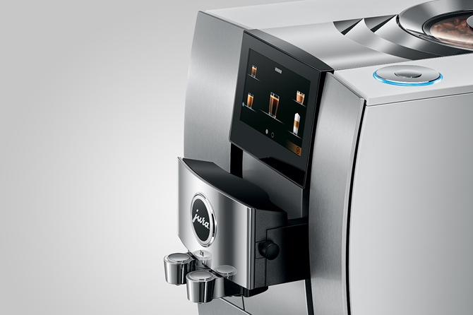 Jura Z10 aluminum white super-automatic espresso machine