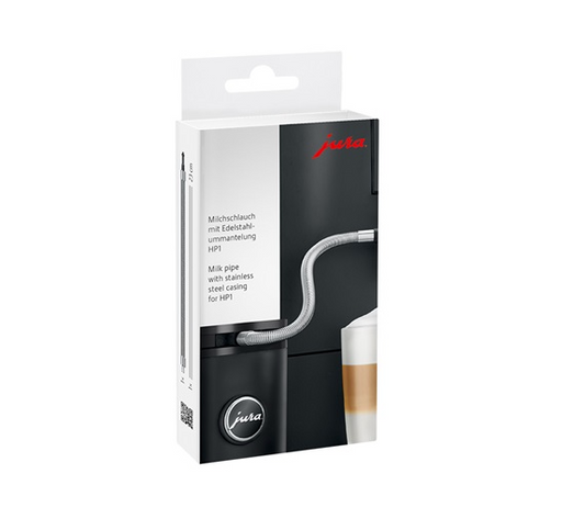 Jura milk pipe with stainless steel lining