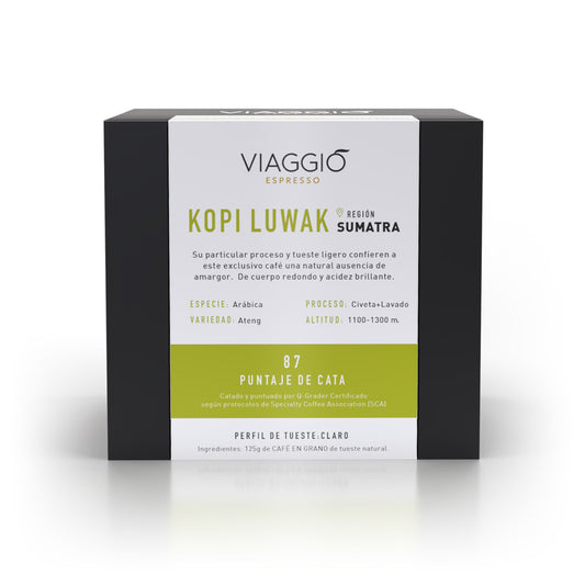 Kopi Luwak Sumatra | 125 gr. Café de Especialidad en grano